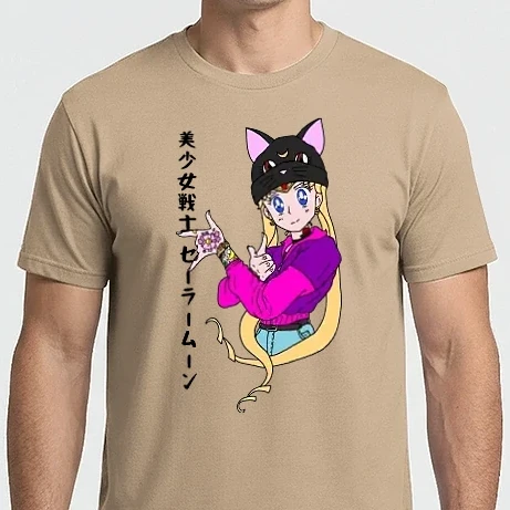 Férfi Imperial póló - Inked Sailor Moon