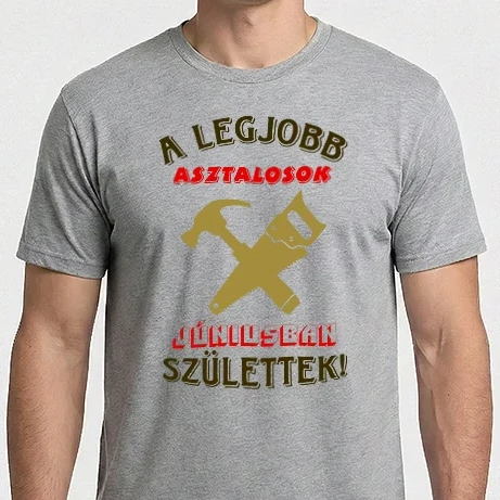 Férfi Imperial póló - Asztalos szülinapja június színezhető