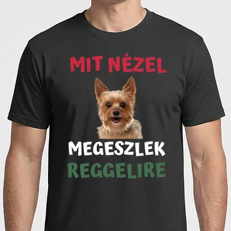 Férfi Imperial póló - Mit nézel megeszlek reggelire