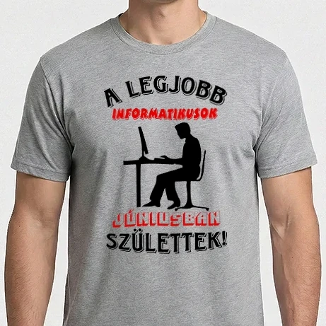 Férfi Imperial póló - Informatikus férfi szülinapja június színezhető