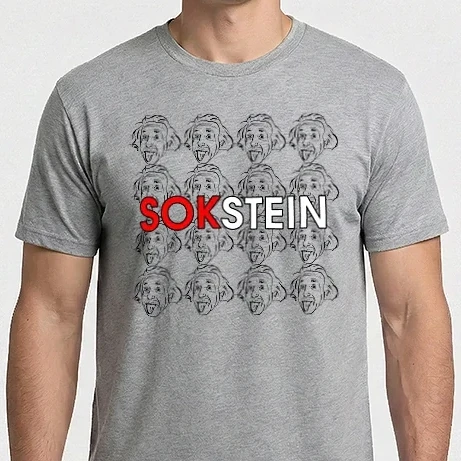 Férfi Imperial póló - Einstein - Sokstein