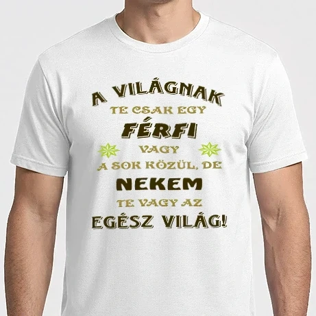 Férfi Imperial póló - A világnak csak egy férfi