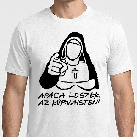 Férfi Imperial póló - Apáca leszek...