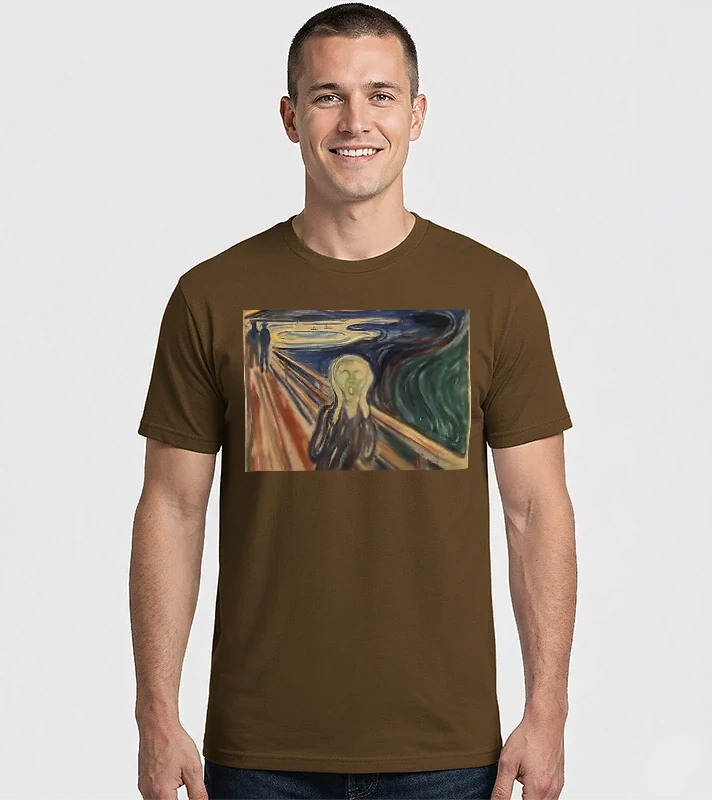 Munch Festmény Szájmaszk – Férfi Imperial póló