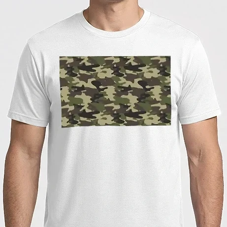 Férfi Imperial póló - Terepmintás Szájmaszk Camouflage