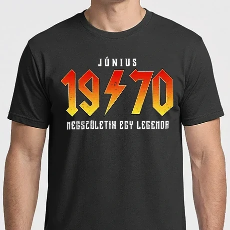 Férfi Imperial póló - Rock születésnap 1970 JÚNIUS