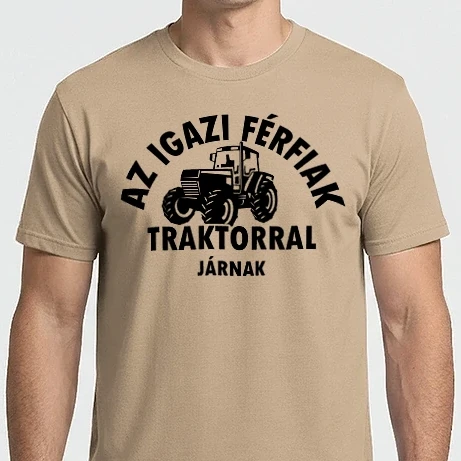 Férfi Imperial póló - Az igazi férfiak Zraktorral jarnak...