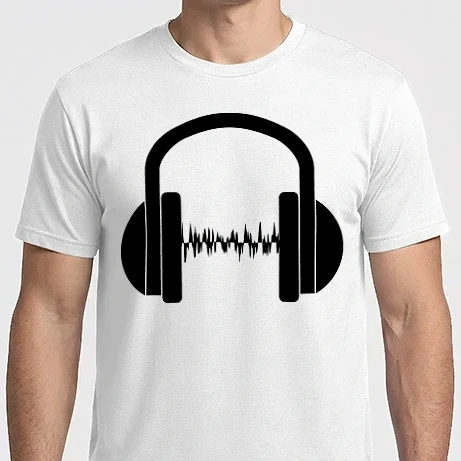 Férfi Imperial póló - Sound-Wave-Headphones