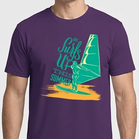 Férfi Imperial póló - Surfs up this summer