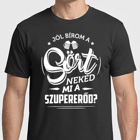 Férfi Imperial póló - Jól bírom a sört