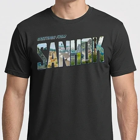 Férfi Imperial póló - Greetings from Sanhok