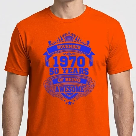Férfi Imperial póló - Awesome being of 50 years 1970 NOVEMBER