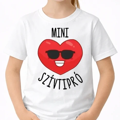 Uniszex gyerek Póló - Mini szívtipró