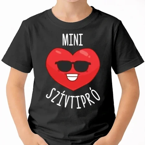 Uniszex gyerek Póló - Mini szívtipró
