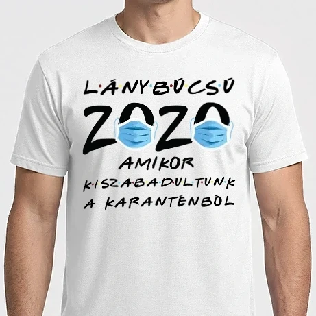 Férfi Imperial póló - Lánybúcsú 2020 Karantén