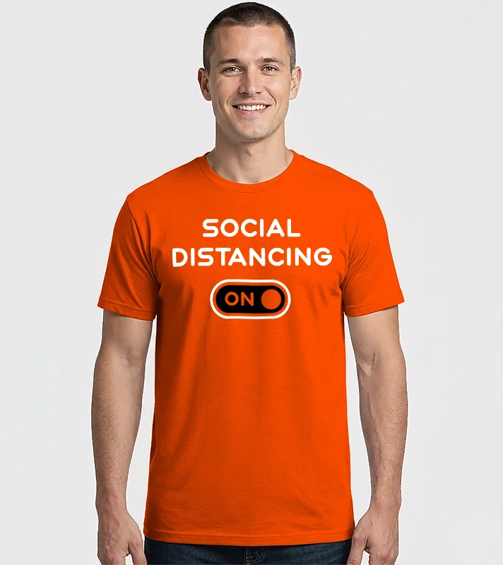 Social distancing on – Férfi Imperial póló