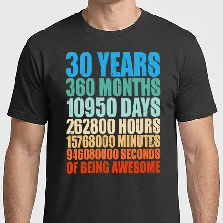 Férfi Imperial póló - 30 years of being awesome