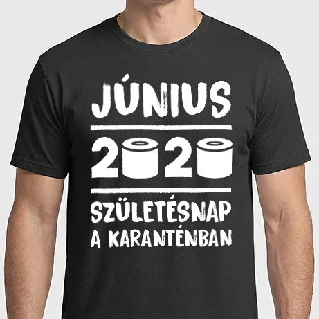 Férfi Imperial póló - Születésnap karanténban Június 2020