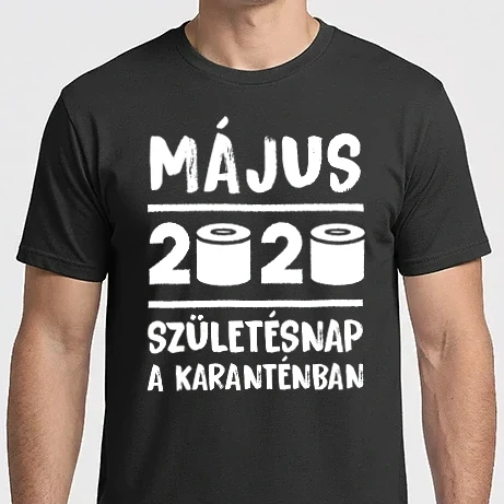 Férfi Imperial póló - Születésnap karanténban Május 2020