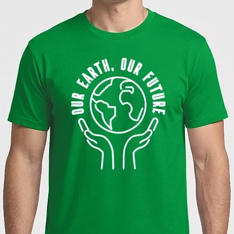 Férfi Imperial póló - Our earth Our Future - Föld napja