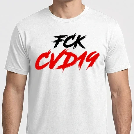 Férfi Imperial póló - Színezhető FCK covid 19 vírus