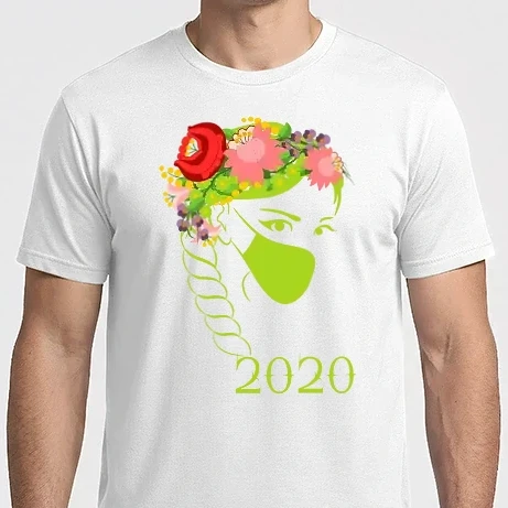 Férfi Imperial póló - maszkos lány 2020