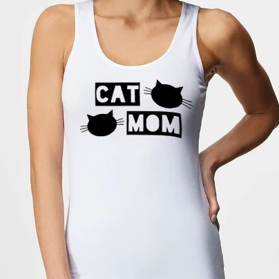 Női top - CAT MOM