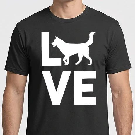 Férfi Imperial póló - LOVE Husky 