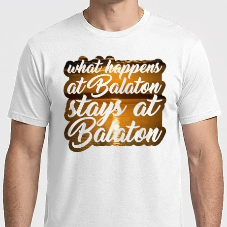 Férfi Imperial póló - What happens at Balaton stays at Balaton