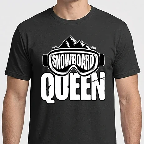 Férfi Imperial póló - snowboard queen 01