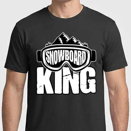 Férfi Imperial póló - Snowboard king 01