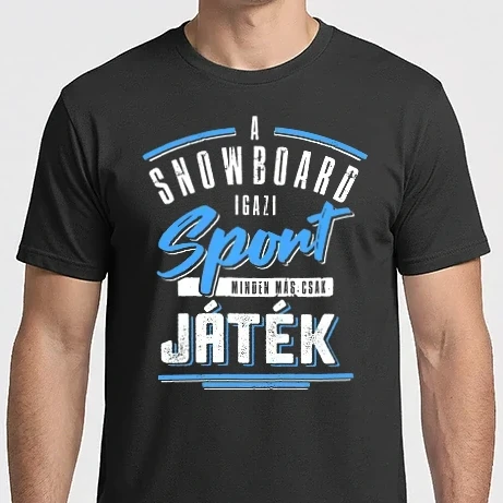Férfi Imperial póló - Snowboard minden más csak játék