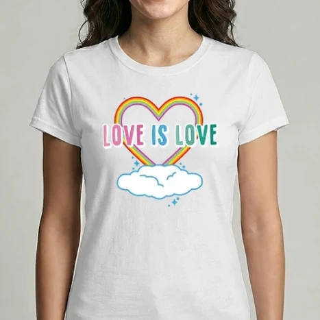 Női Imperial póló - Love is Love