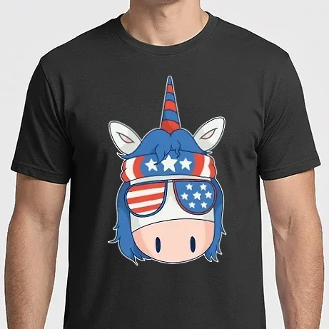 Férfi Imperial póló - Usa Unikornis