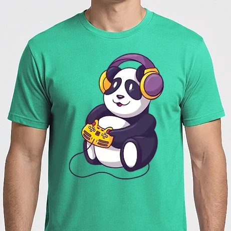 Férfi Imperial póló - Gamer panda