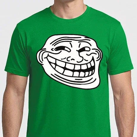 Férfi Imperial póló - Trollface
