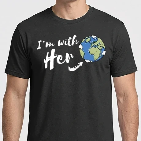 Férfi Imperial póló - i'm with her