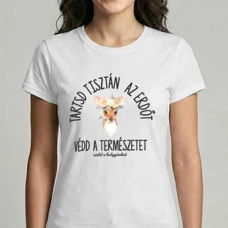 Női Imperial póló - Clean up your shit