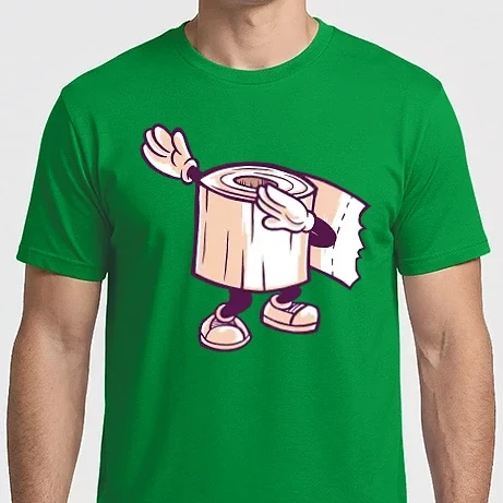 Férfi Imperial póló - Wc papír dab