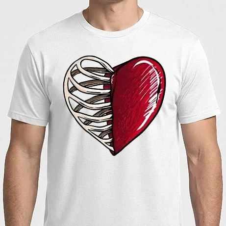 Férfi Imperial póló - csontszív