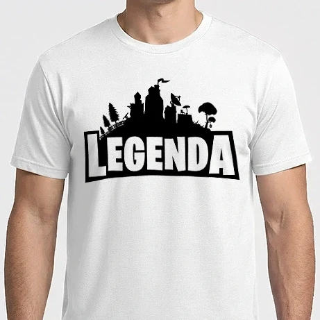Férfi Imperial póló - Legenda - Fortnite Style (Fekete)