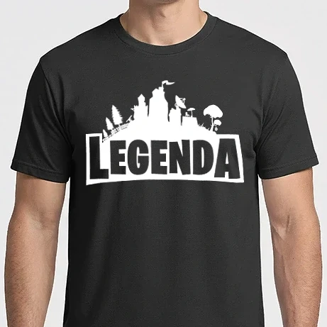 Férfi Imperial póló - Legenda - Fortnite Style (Fehér)