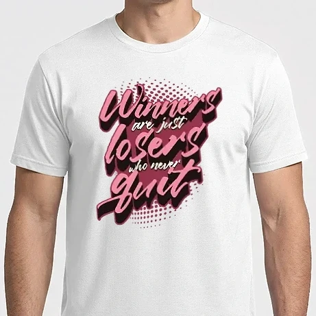 Férfi Imperial póló - Winners are just losers who never quit