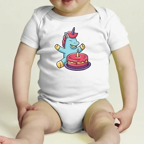 Baba body - Cuki Unikornis Születésnap 1 éves
