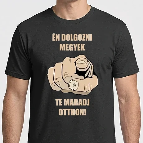Férfi Imperial póló - Maradj otthon!