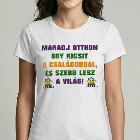 Női Imperial póló - Maradj otthon 2