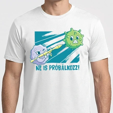 Férfi Imperial póló - Ne is próbálkozz Koronavírus
