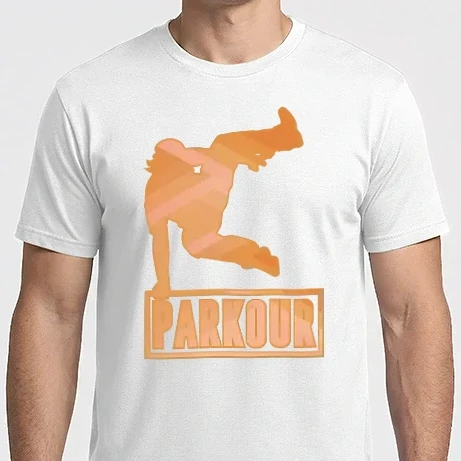 Férfi Imperial póló - Parkour feliratos póló