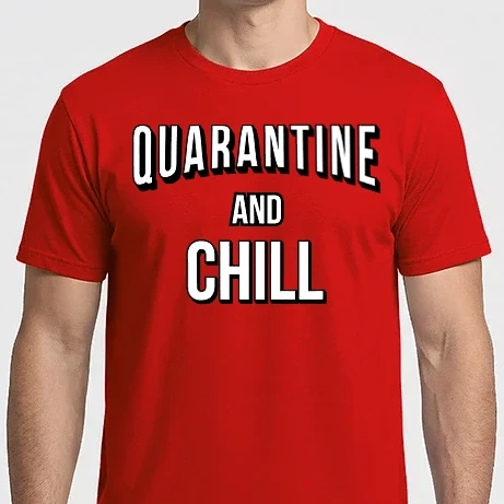 Férfi Imperial póló - Quarantine and chill