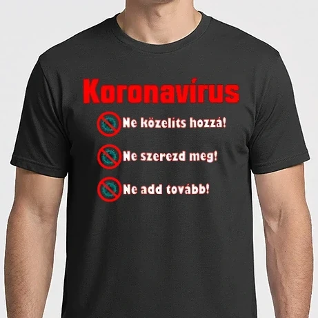 Férfi Imperial póló - Koronavírus